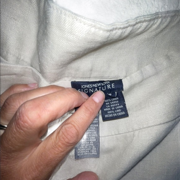 Jones New York Signature Linen Pants - Picture 10 of 11